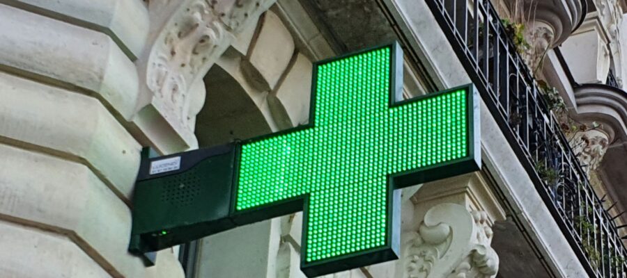 Pharmacy green cross