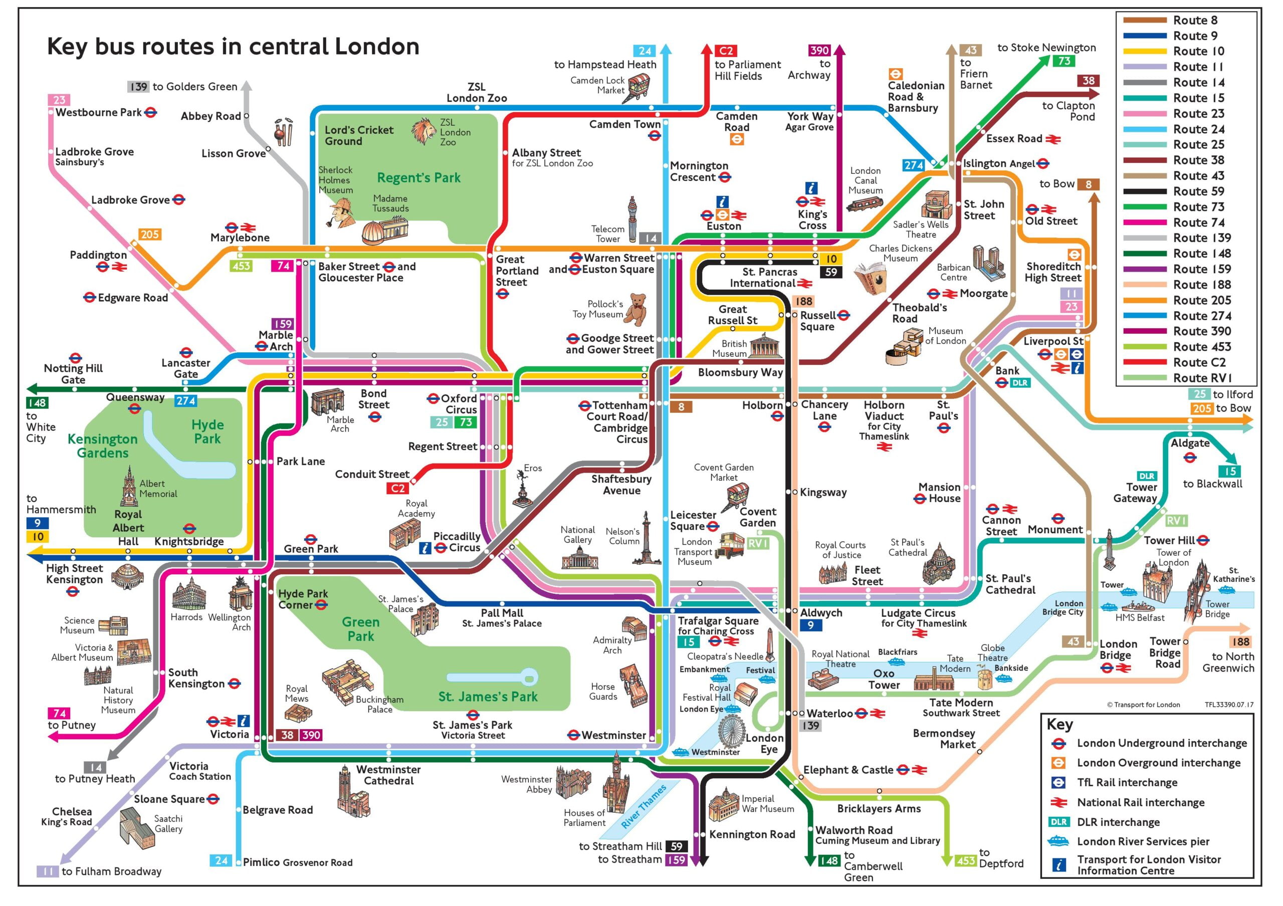 bus travel planner london