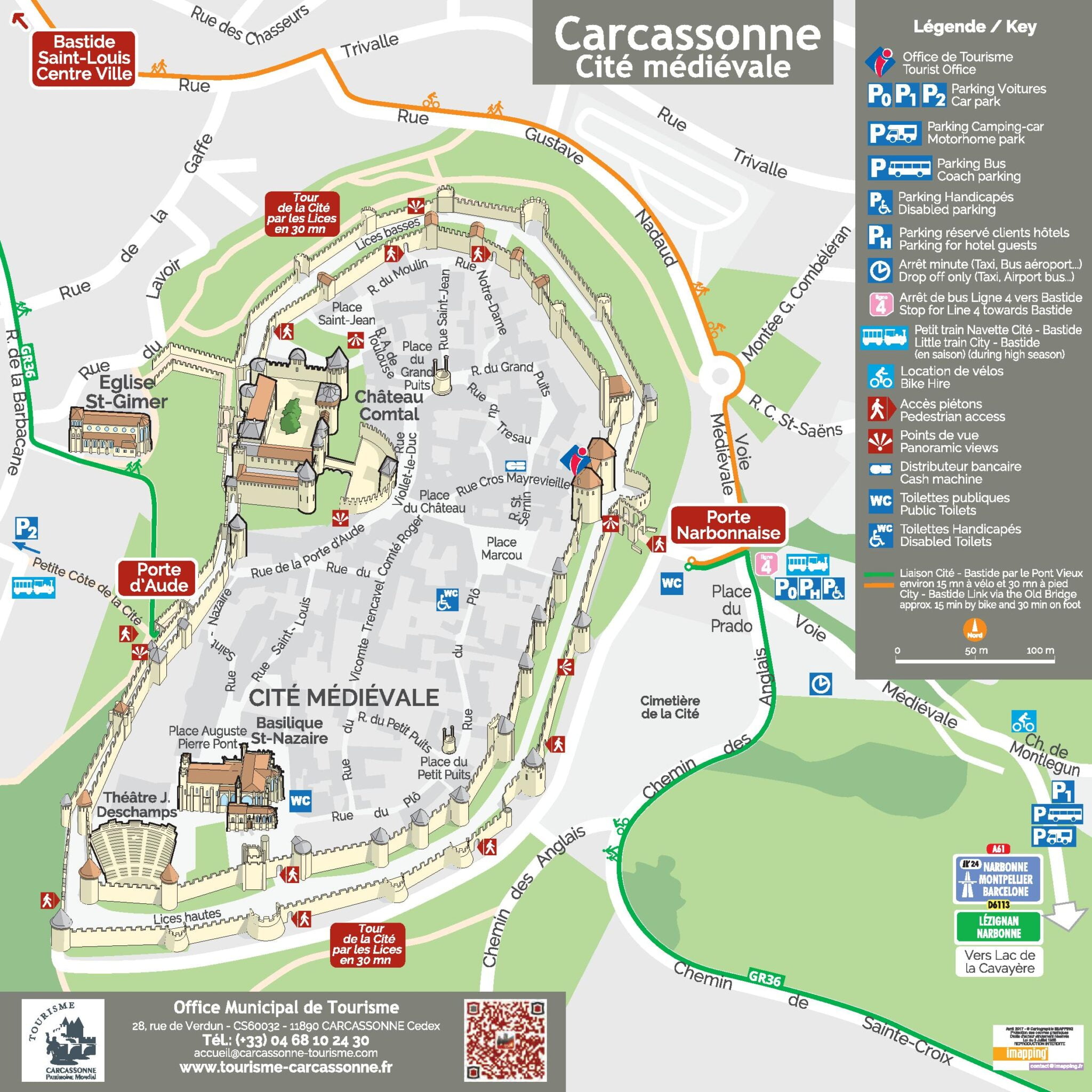 Free map of Carcassonne PDF to download - Night Fox Tips