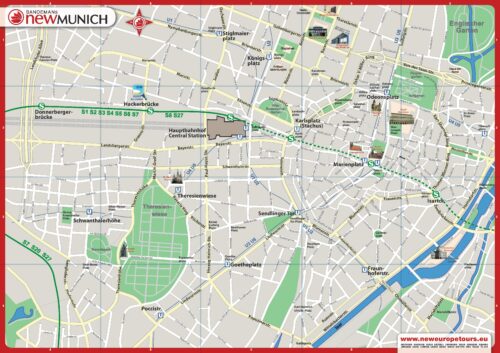Munich city map