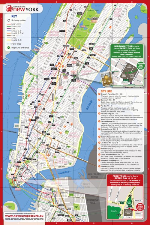 New-York city map