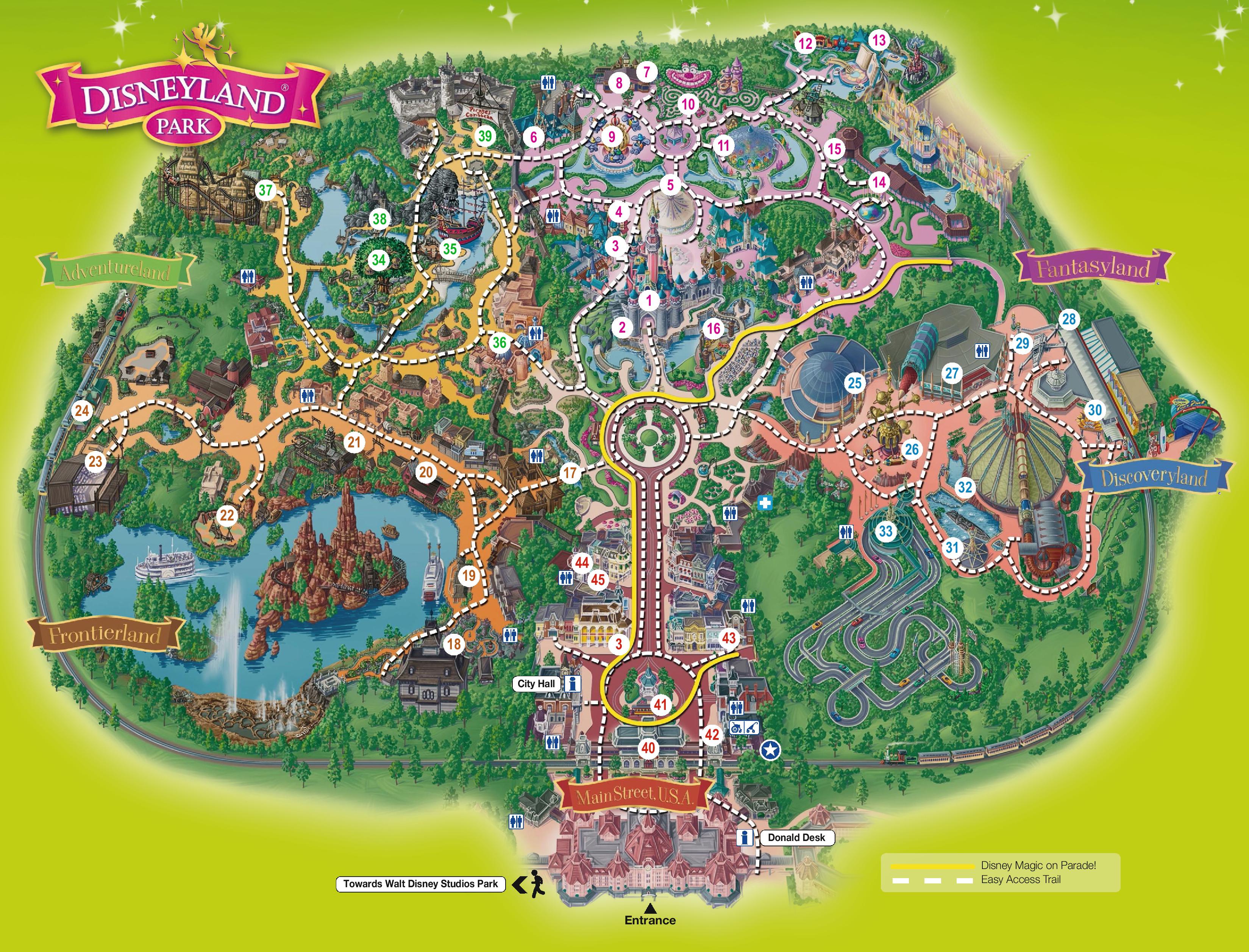 Disneyland Paris Map 2018 Pdf Printable Disneyland Paris Map 2018 Riset