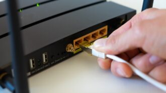 Internet box: plugging your modem router