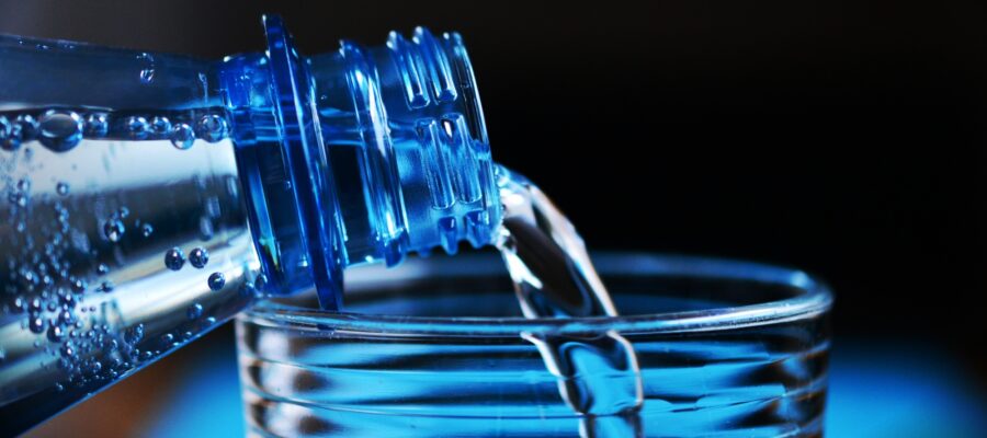 Water in bottle