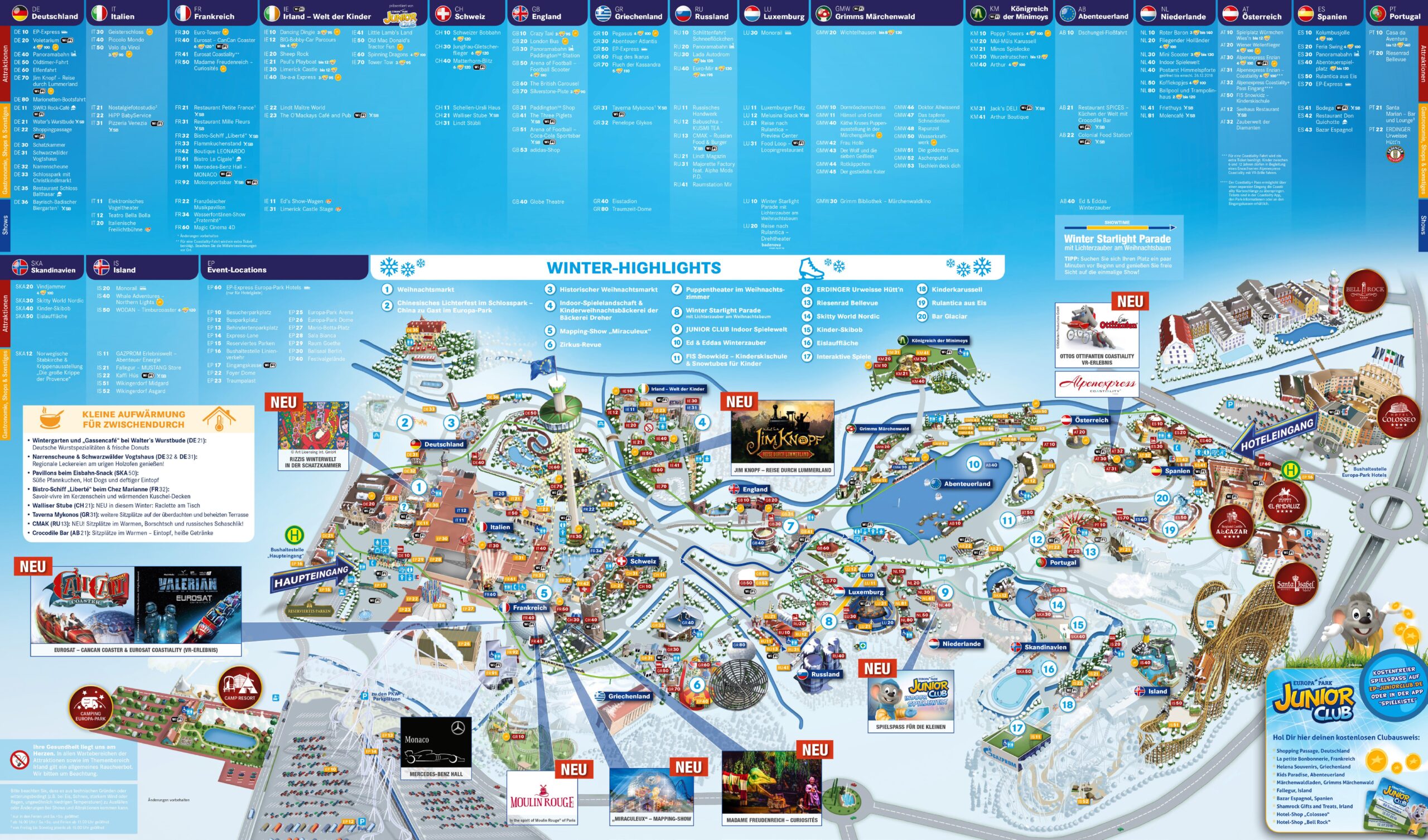 Mapa Gratuito Del Parque Europa En PDF Para Descargar