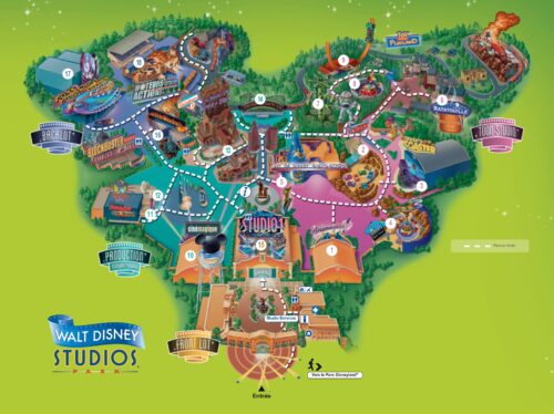 Free map of Disneyland Paris PDF to download - Night Fox Tips